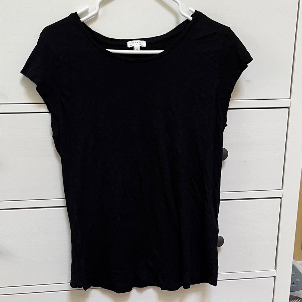 Soft Joie Black Short Sleeve Top
